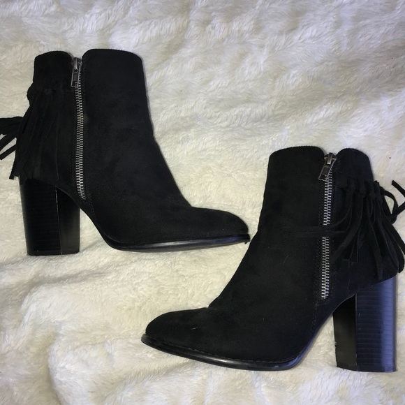 Cathy Jean Suede Booties - Picture 2 of 5